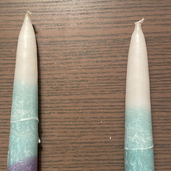 New in box. Safed Candles. Two beautiful multicoloured candles. Hand crafted. - Picture 4 of 9